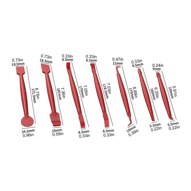 Car Vinyls Wrap Tool Kit 7Pcs Car Wrap Edge Trimming Squeegee Car Wrap Edge Trimming Squeegee Window Tint Film Car Wrapping