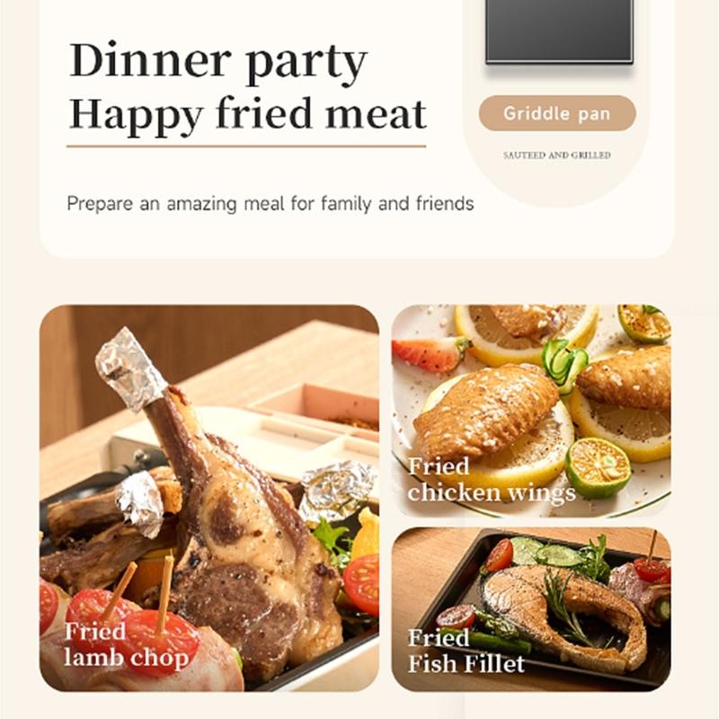 Elektrický výrobník párků v rohlíku Grily Pro účely Vaření Grily Pečení Smažení Funkce Nastavitelný termostat Snadné čištění Odnímatelné části Úspora místa.