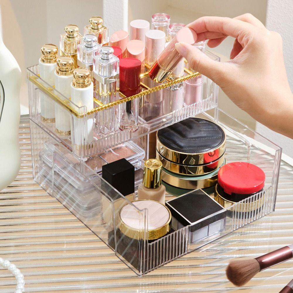 Detachable Lip Gloss Holder Transparent Make Up Organizer Durable Lipstick Storage Stand  Vanity