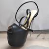 Luxury Women's Sandals 19cm Super Metal High Heels Summer Shoes Platform Sexy Strap Heeled Dance Stripper Fetish Shoes Ladies