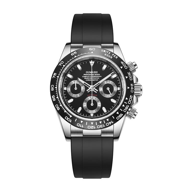 

Новые мужские часы Светящиеся Водонепроницаемые Многофункциональные Кварцевые часы Мужские коричневый