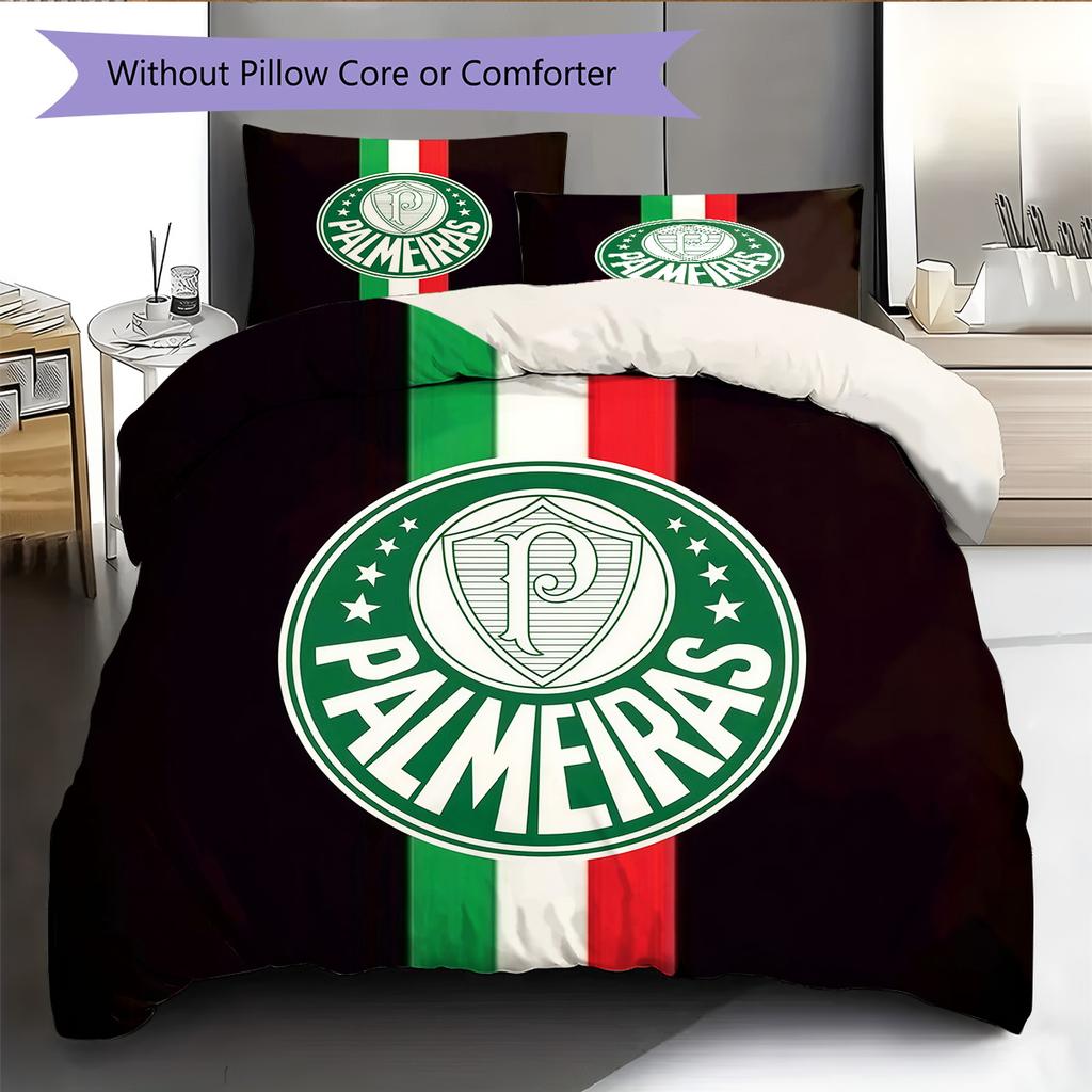 SE Palmeiras2 Pattern Bedding Quilt Set Home Decoration Gift (1 * duvet cover + 2 * pillowcase without core)