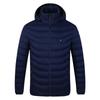 Winter smart heating cotton-padded coat USB interface electric heating jacket casual outdoor men and women