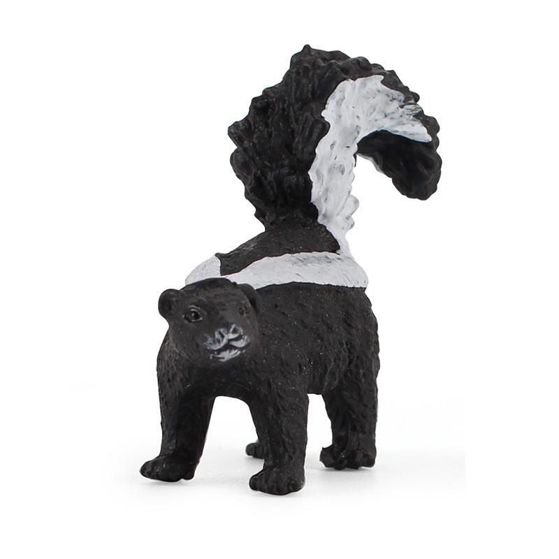 Childrens Pvc Static Animal Model Of Realistic Skunk For Educational Display And Collectors