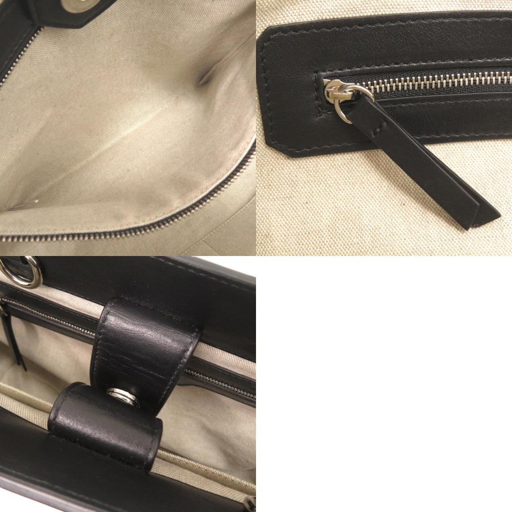Used AUTHENTIC JIMMY CHOO 2WAY Star studs Tote Bag Black Leather