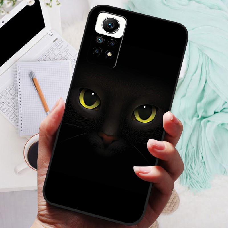 Cover For Redmi Note 12 Pro 4G Case Silicone Painted Soft Protective Black Coque For Xiaomi Redmi Note12 Pro 4G NFC Cartoon TPU