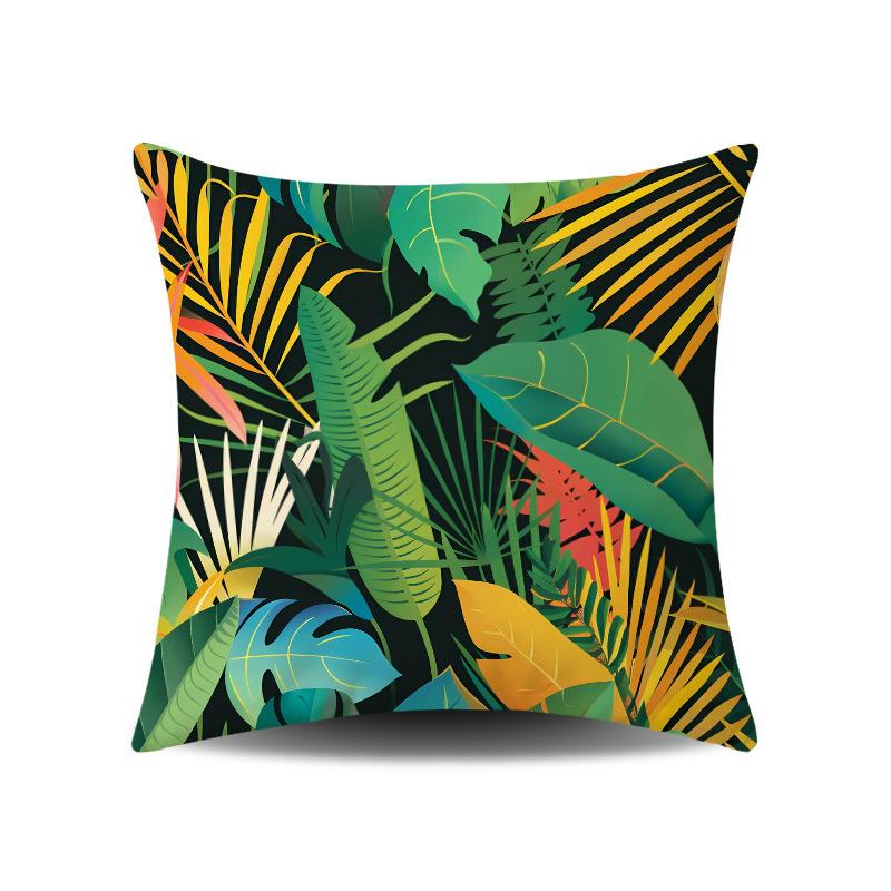 Sommer Tropische Pflanze Monstera Deliciosa Elemente Klein Frisch Heimdekoration Schlafzimmer Wohnzimmer Büro Kissen