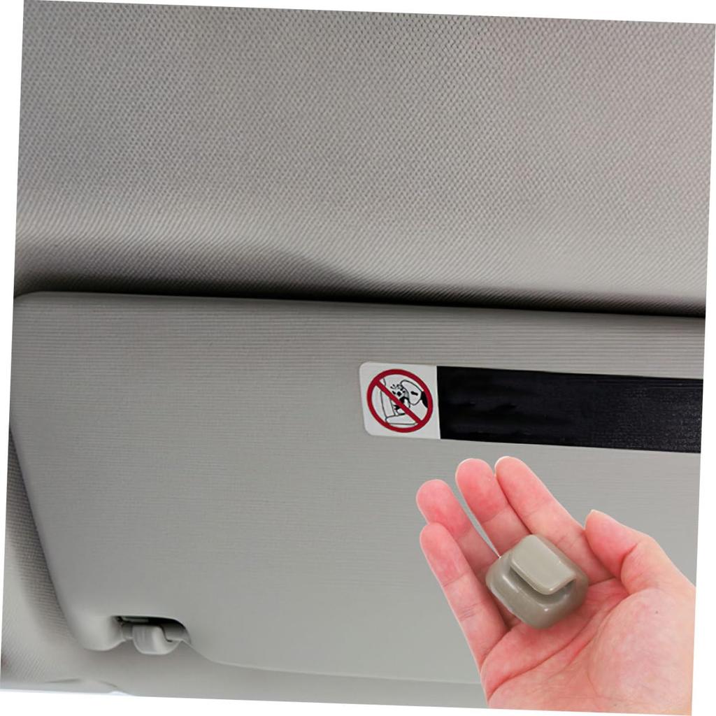 FELTECHELECTR Sun Visor Buckle Sun Visor Fixing Clip Interior Sun Visor Hook Car Accessories