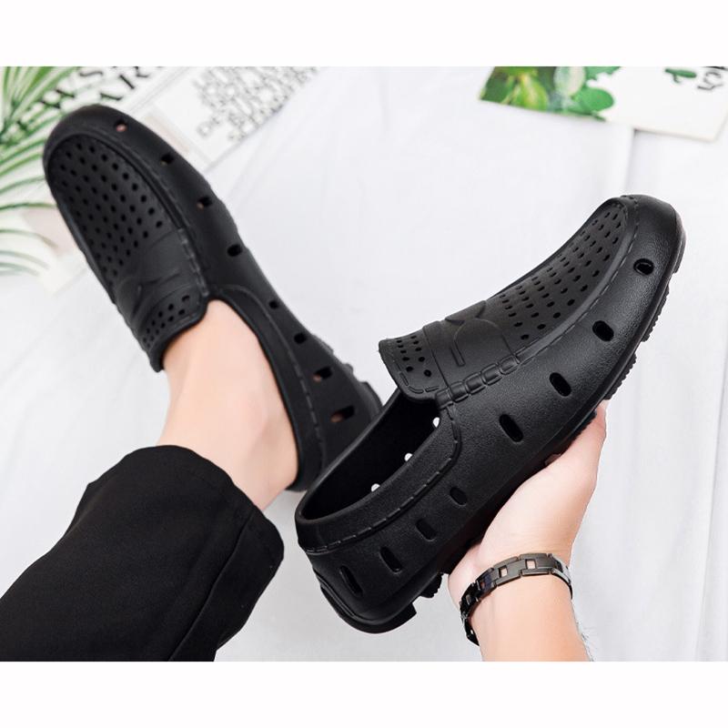 Men's Sandals Summer Comfortable Men Loafers Non Slip Driving Shoes Casual Beach Shoes Eva Slippers Man Shoes