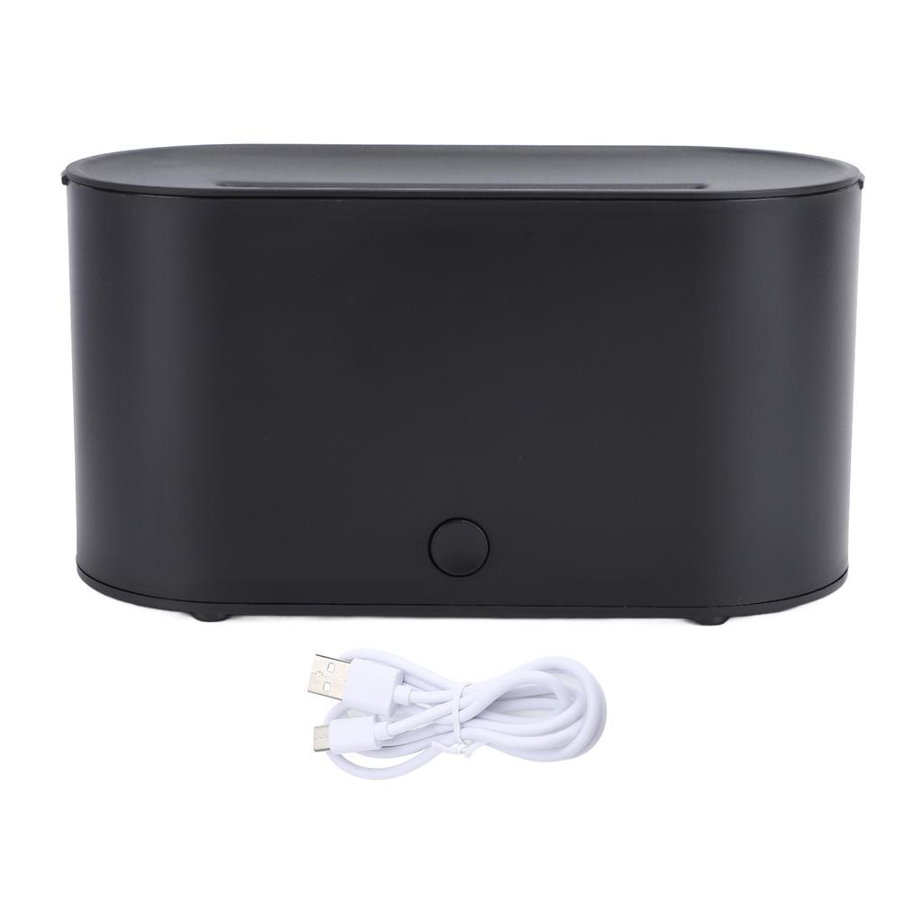 Colorful Flame Aromatherapy Diffuser Humidifier 7 Flame Colors Quiet Essential Oil Diffuser for