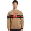 GUCCI Sweatshirts Men's Yellow Crew Neck Moderate Regular 581903-XJET2-2094