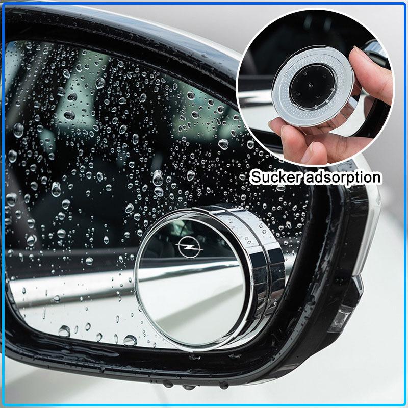 For Opel Astra H G Corsa Insignia Astra Antara Meriva Zafira Interior Suction Cup Car Convex Blind Spot Mirror HD 360 Degree Wide Angle
