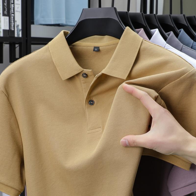 100% Pure Cotton Luxury Brand Men'S Long Sleeved Autumn Fashion Luxury Casual Comfortable Design Original Top-Level Golf T-Shirt