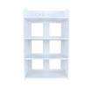 4 Tiers White Hollow Out Shoe Rack Stand Storage Organiser Shelf