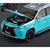1/18 LEXUS LX570 SUV Toys Alloy Car Model Diecast Metal Giant Off-Road Vehicle Simulation Sound Light Hobbies Collectible Kid Toy Gift