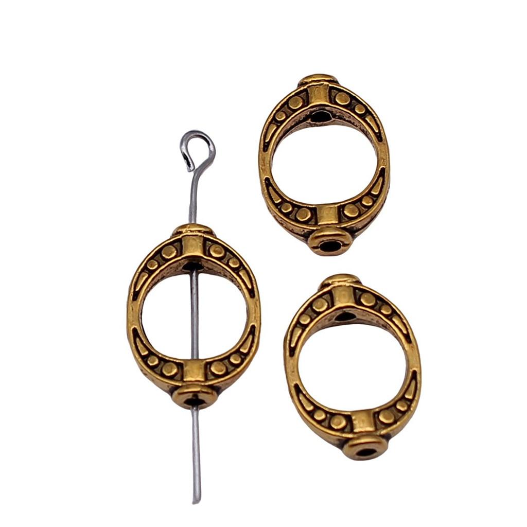 Openwork Beads Mini Hole Geometric Frames For Minimalist Jewelry Components