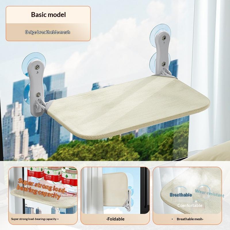 Cat Hanging Bed with Super Suction Cups Removable Washable Mattress Portable Hammock for Travel Window Cat Rest