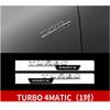 ABS For Mercedes Benz A35 45 43 AMG W177 W176 A35 A45 A45S TURBO 4MATIC Car Trunk Letters Emblem Badge Logo Stickers Accessories