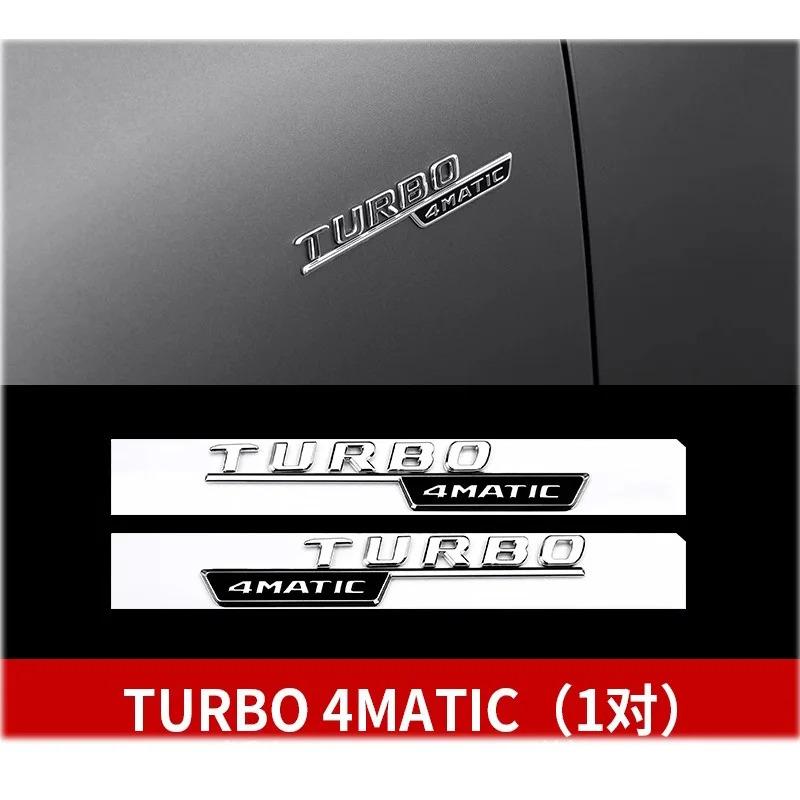 ABS For Mercedes Benz A35 45 43 AMG W177 W176 A35 A45 A45S TURBO 4MATIC Car Trunk Letters Emblem Badge Logo Stickers Accessories