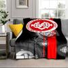 Intercontinental Football Crest Portable Blanket/Soft Blanket Bedding Blanket Suitable for Travel Camping Living Rooms Offices Sofas Fan Gifts