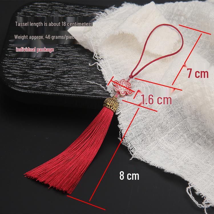 8CM Chinese Knot Tassel Bookmark & Pendant Jewelry Decoration