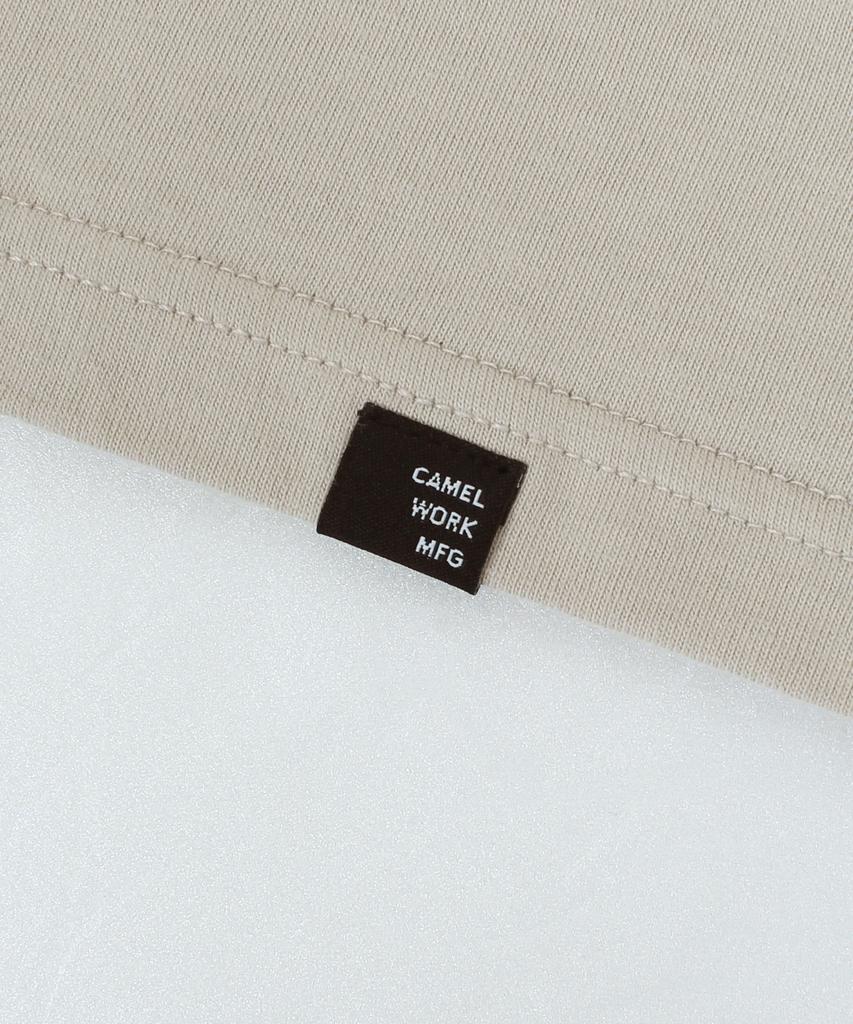 CAMEL WORK Short Sleeve T-Shirt (Beige Gray)
