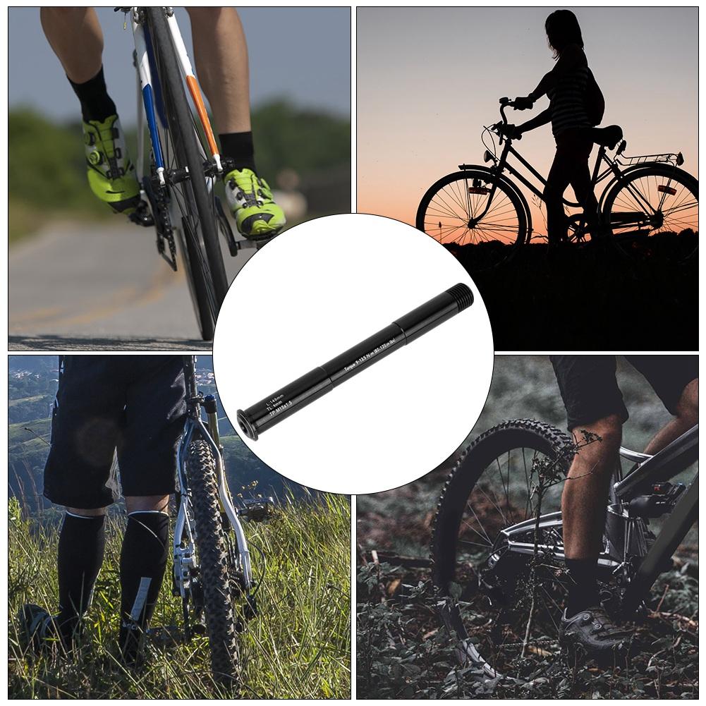 Bike Front Fork Axle Front Hub Tube Thru Shaft Boost Aluminium Alloy for RockShox15x100MM (148L)