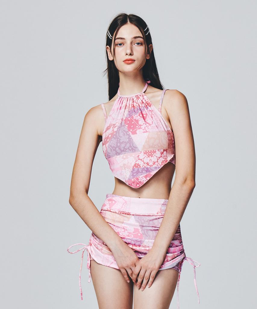 Sonyalebai Skirt Shorts_Paisley Pink