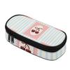 Pen Case Zipper Closure Spacious Storage 300D Polyester with Mesh Divider Pen Holders and Large Main Compartment for Students