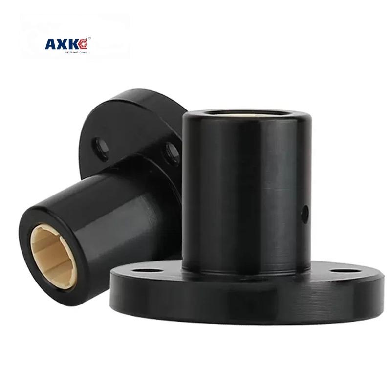 1PCS LMK/LMF10/12/16/20UUMaintenance-free Engineering Plastic Aluminum Plastic Square/round Flange Linear Bearings