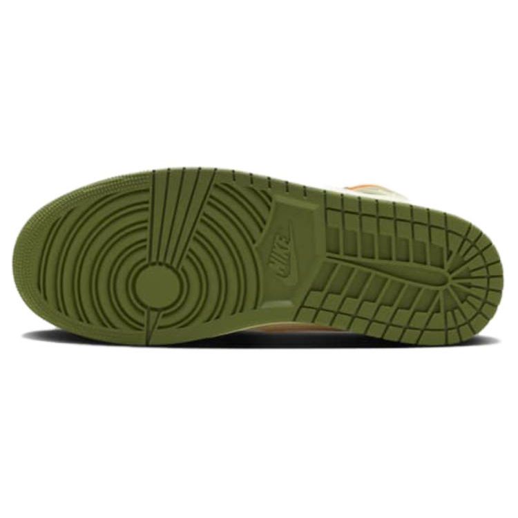 Air Jordan 1 Retro High OG Craft Celadon Men Sneakers Green Sky-J-Light-Olive Bright-Mandarin FB9934-300