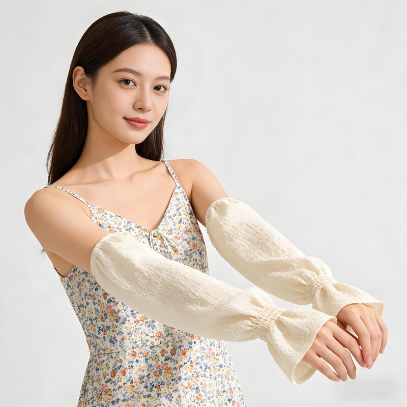 GLO-STORY Summer Ice Silk Sun Protection Arm Sleeves