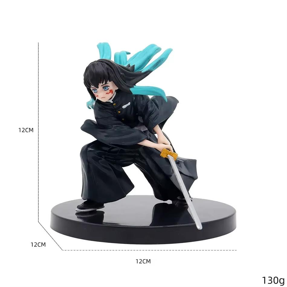 Demon Slayer Kimetsu No Yaiba Anime Figure Toy Uzui Tengen Tokitou Muichirou Nezuko Kamado Tanjiro Kamado PVC Model Dolls Gifts