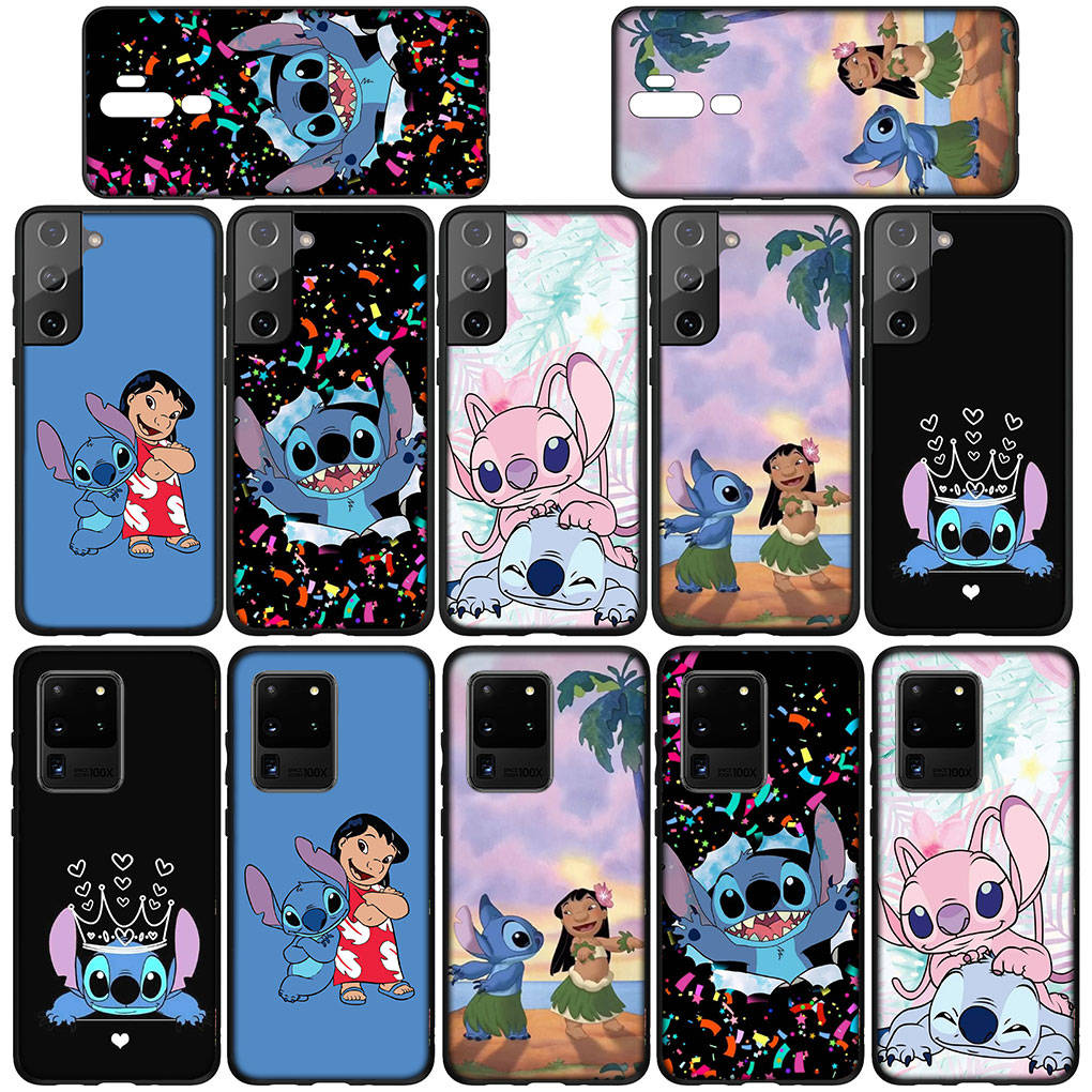 Husă pentru Telefon Samsung Galaxy S25 S24 S23 iPhone 16 15 Xiaomi Redmi Note 14 13 12 16E X 8 11 Pro Max OPPO Moto Huawei A15 Anime Lilo Cute Stitch Cover
