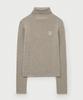 Seteo (W) 2-Way High-Neck Knit Beige
