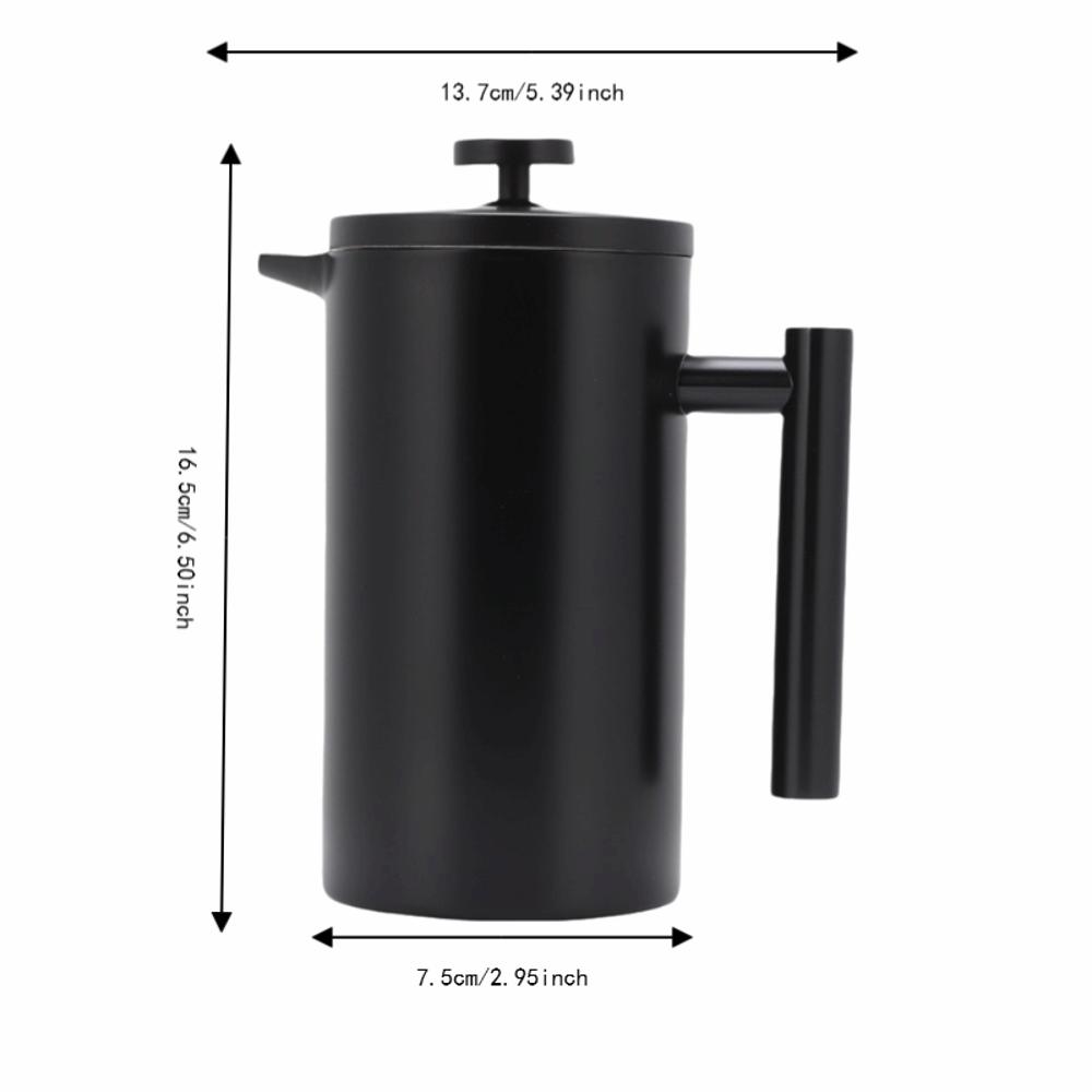 350ml Capacity French Press Coffee Maker Stainless Steel French Press For Home Use