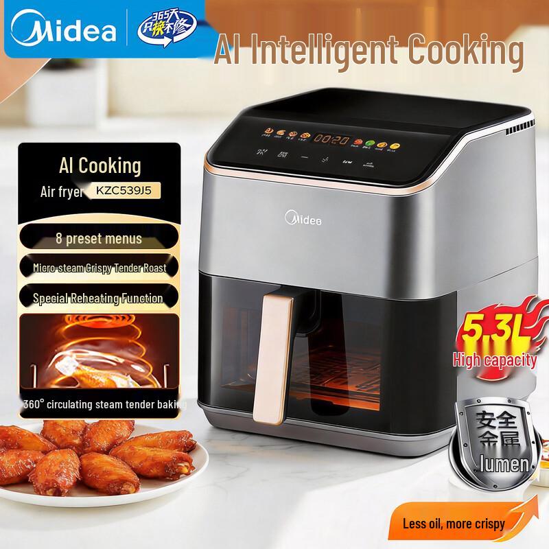 Midea 5.3L AI Smart Visual Air Fryer & Automatic Oven