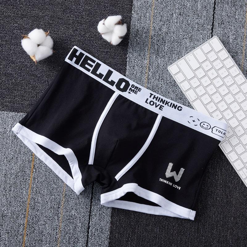 Plus Size Men's Spring and Summer Cotton Breathable Sport Boxer Briefs