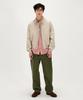 SHIRTER Cotton Drill Wide Chino Pants (Olive)