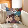 G-Gott des Anime High School Kissenbezüge Cartoon Sofa Dekoratives Zuhause Beidseitig bedruckt Kurzer Plüsch Niedlicher Kissenbezug