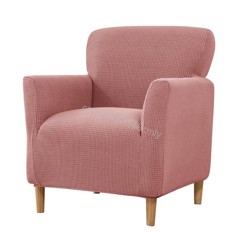 Polyester Sofa Cover Elastic Single Couch Cover Armchair Slipcover for Study Bar Counter Easy Maintenance 6XDE