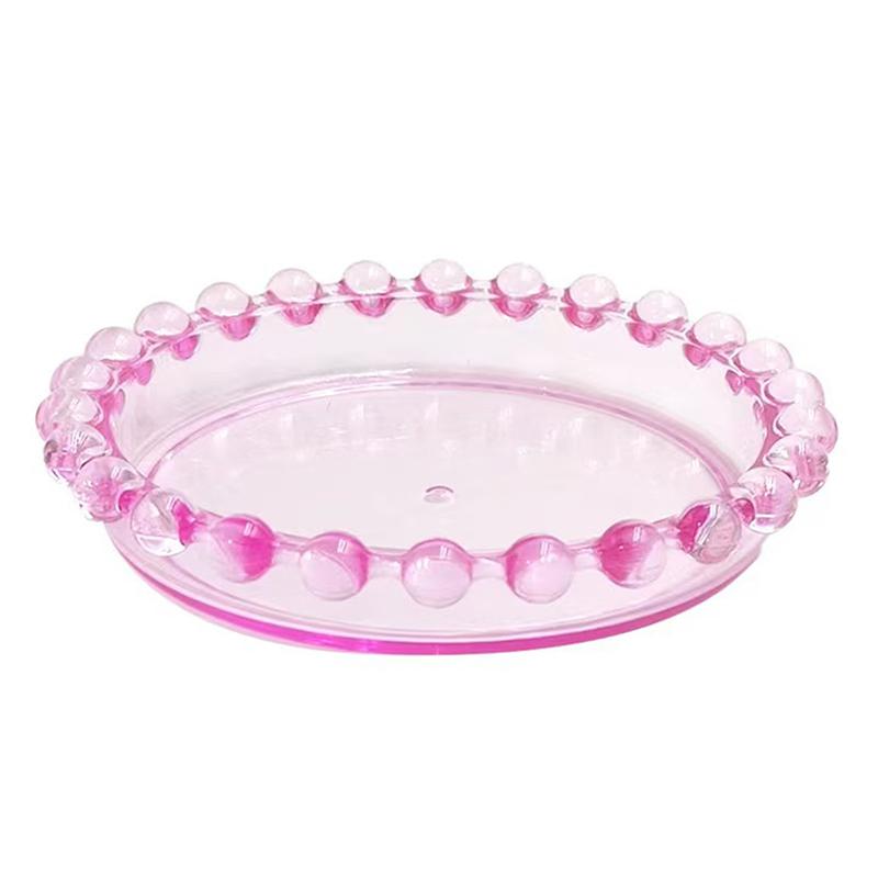 Nail Brush Holder Stand Organizer Case Cleaner Container Storage Box Tray Plate Rhinestone Glitter Display Nail Art Tools