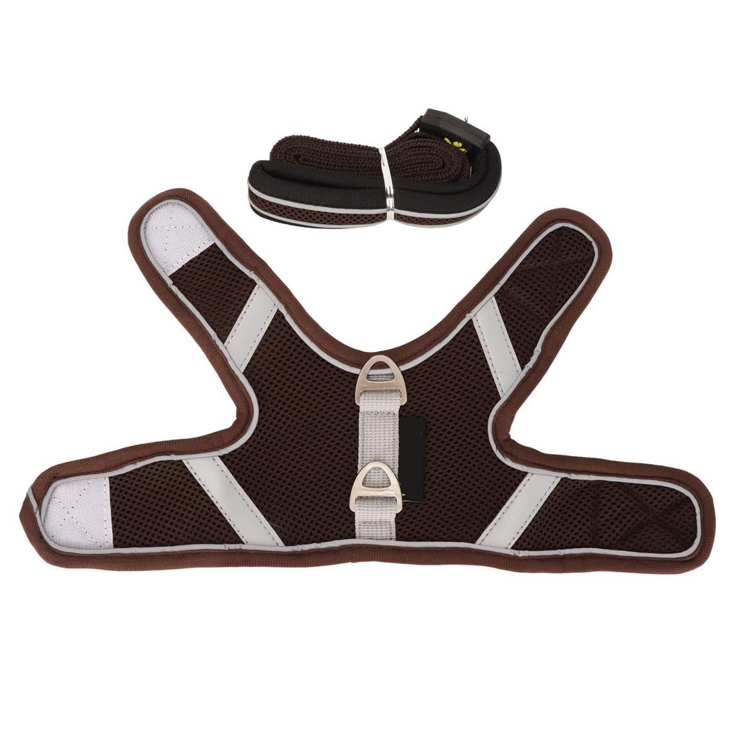Cat Mesh Vest Harnesses and Leash Escape Proof Adjustable Reflective Cat Walking Jackets for Walking Jogging Training