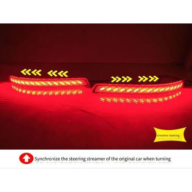 2PCS LED Red Rear Bumper Reflector Lights Brake Warning Stop Tail Lamp For Kia Optima K5 2019 2020 2021 Car Accessories