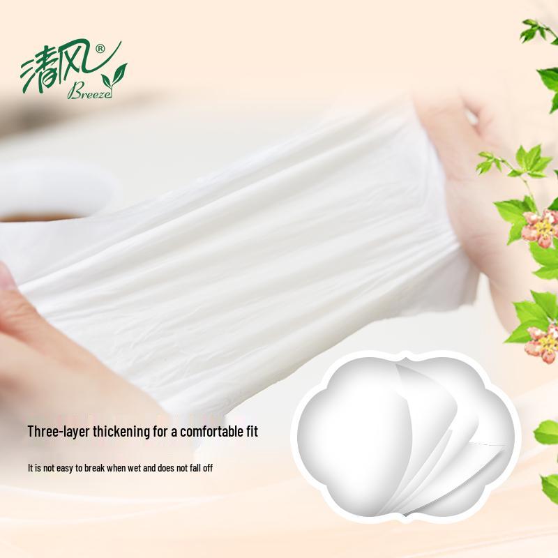 Gentle Breeze 3-Ply Facial Tissues - European Courtyard Collection, 100 Sheets, Large Box, Perfect for Student Dormitory Use
