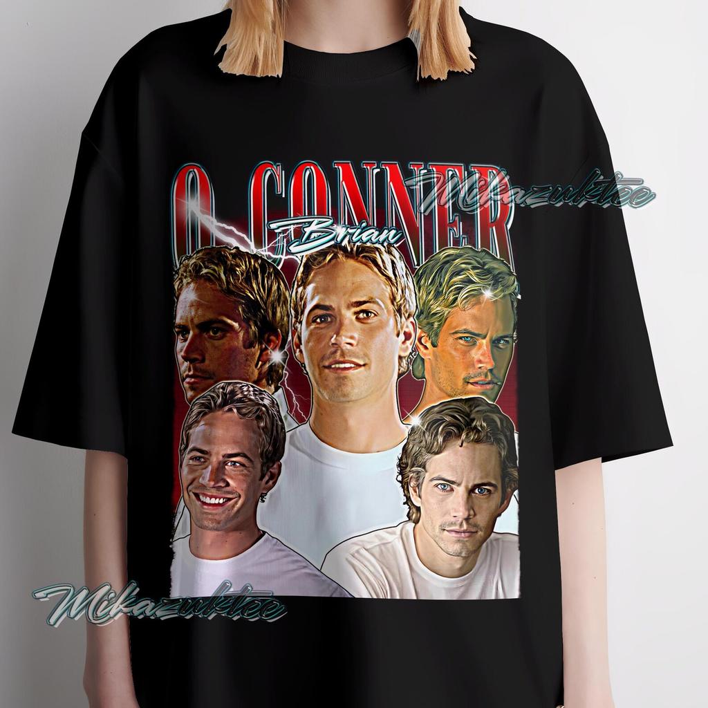 Brian O'Conner Vintage Style Graphic Tee, DTG Printed