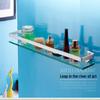 60cm Badezimmer Glasregal & Spiegelhalter – Einzelne Ebene
