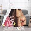 Gracie Abrams The Secret Of Us Blanket Soft Warm Flannel Throw Blanket Cover for Bed Living room Picnic Travel Home Couch