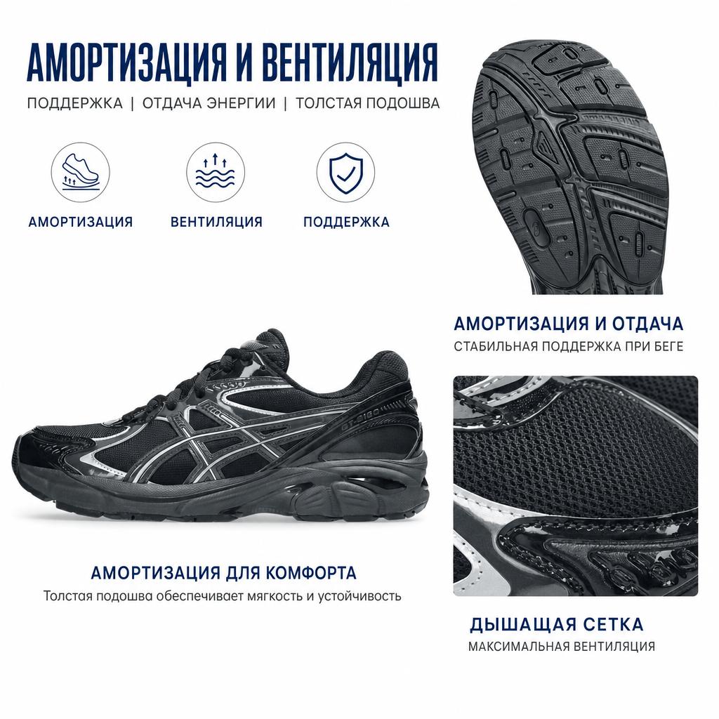 Asics GT 2160 Black Men Sneakers 1203A764-001