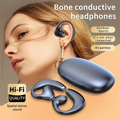 Bone Conduction BT Headset Wireless Gaming Sports Running Headset Earbuds Bone Conduction Outdoor Sports Headset Earhook Headset